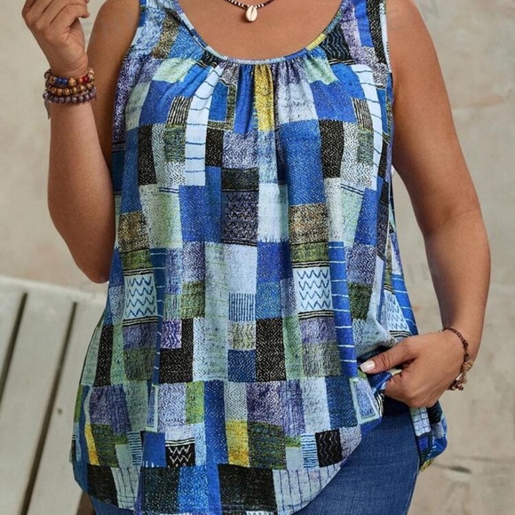 Blue Stylish summer top - Picture 3 of 3